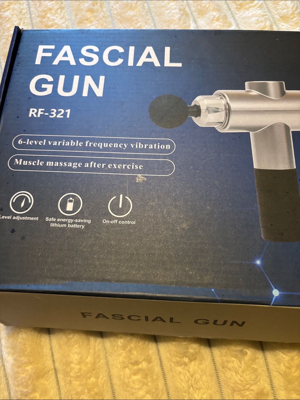 RF-321 Powerful!!! Percussion Massage Gun - Black